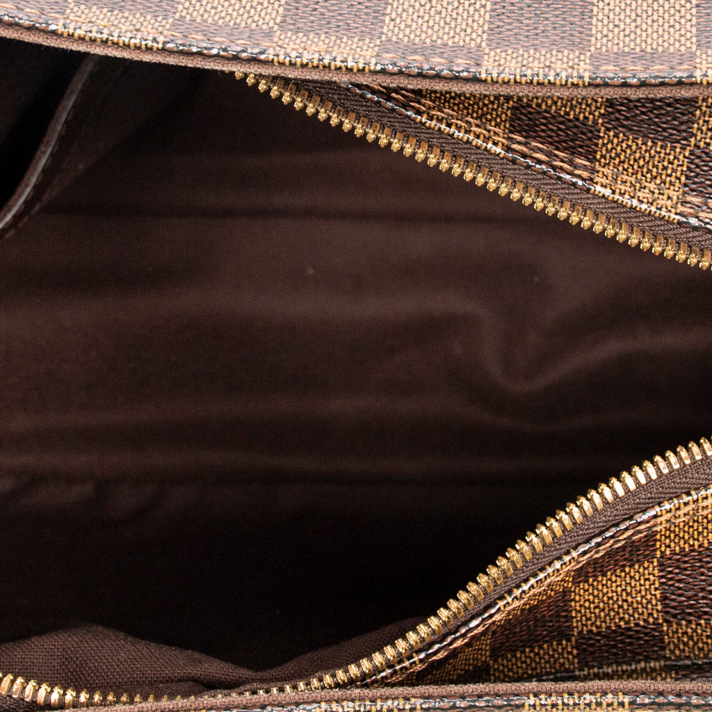 Shoulder Bag Naviglio Brown Damier Ebene