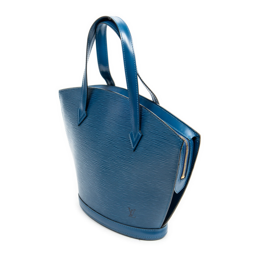 Handbag St-Jacques PM Blue Epi