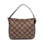Pouch Trousse Make Up Pochette Brown Damier Ebene