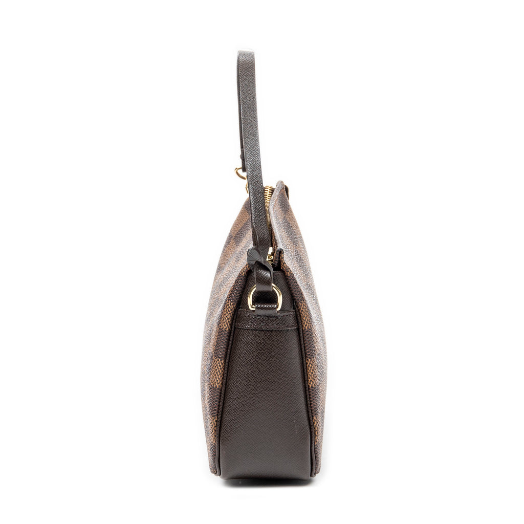 Pouch Trousse Make Up Pochette Brown Damier Ebene