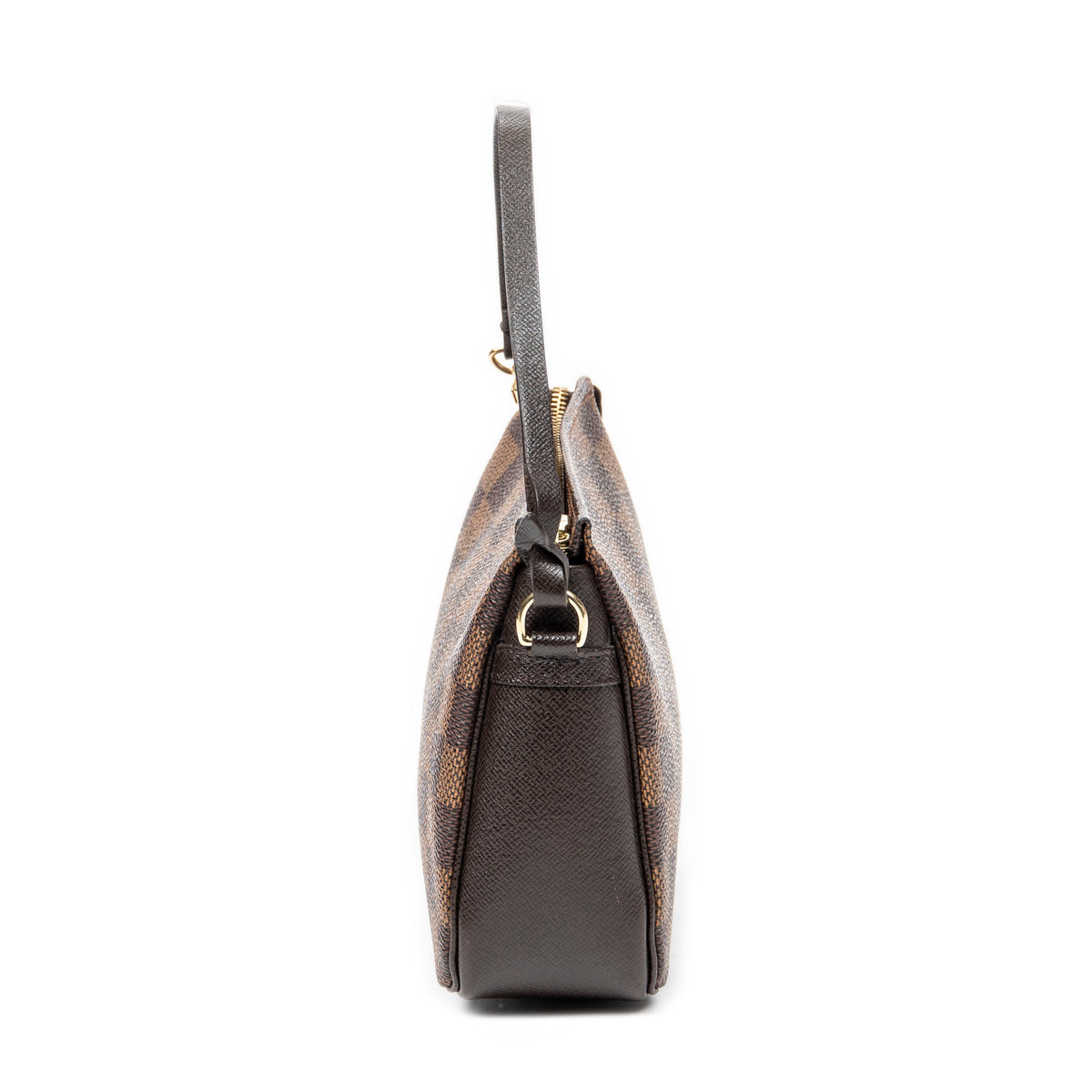 Pouch Trousse Make Up Pochette Brown Damier Ebene
