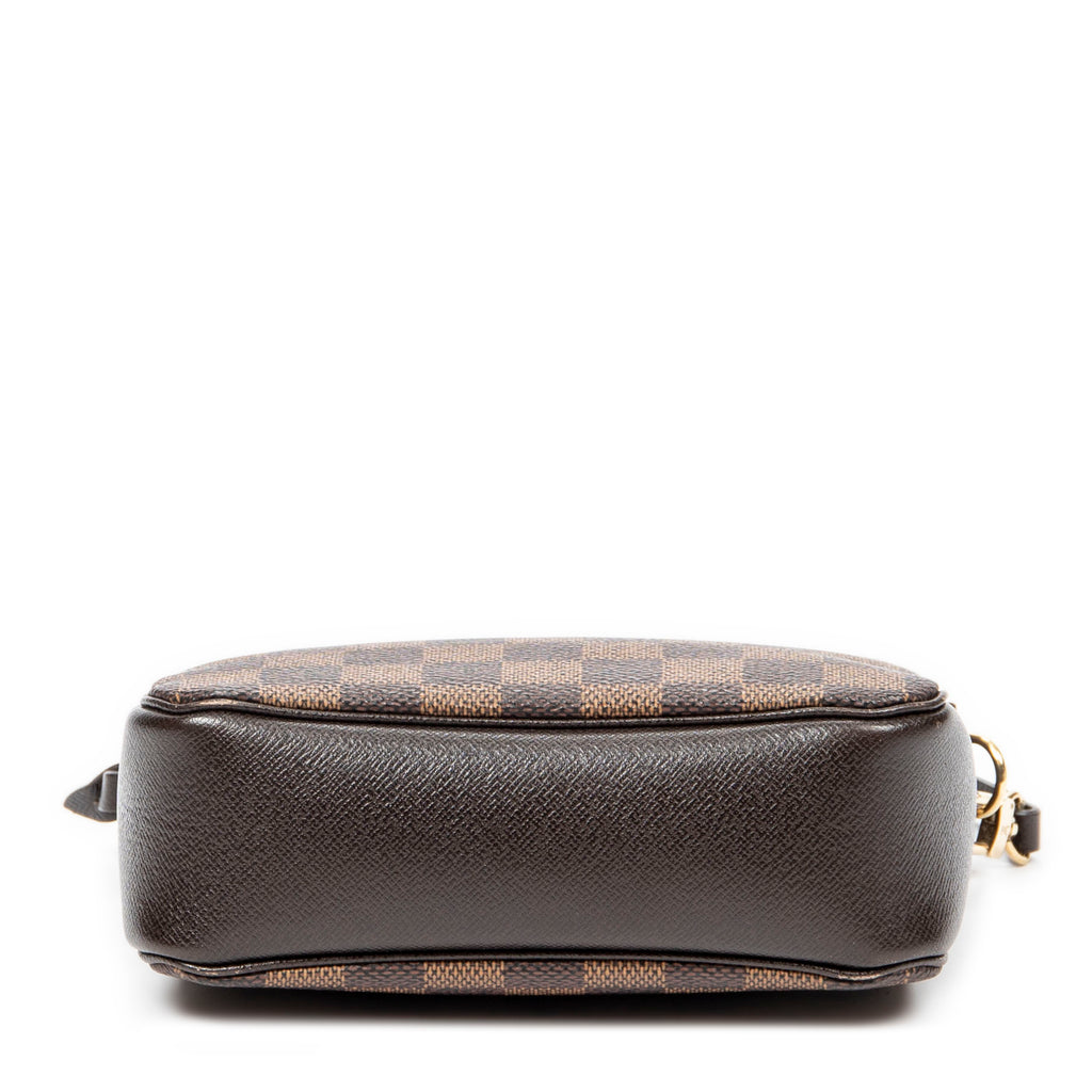 Pouch Trousse Make Up Pochette Brown Damier Ebene