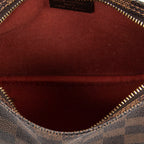 Pouch Trousse Make Up Pochette Brown Damier Ebene