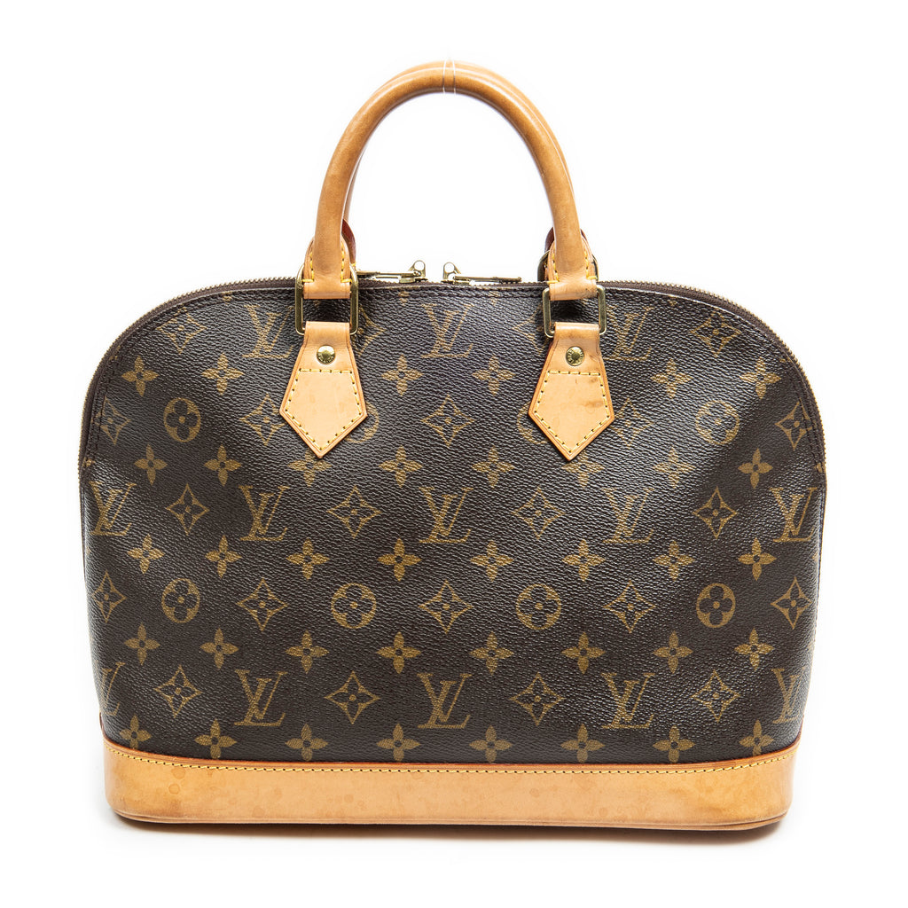 Handbag Alma PM Brown Monogram Canvas