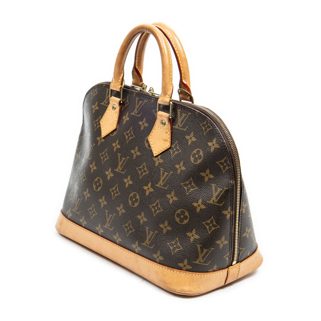 Handbag Alma PM Brown Monogram Canvas