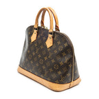 Handbag Alma PM Brown Monogram Canvas