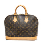 Handbag Alma PM Brown Monogram Canvas