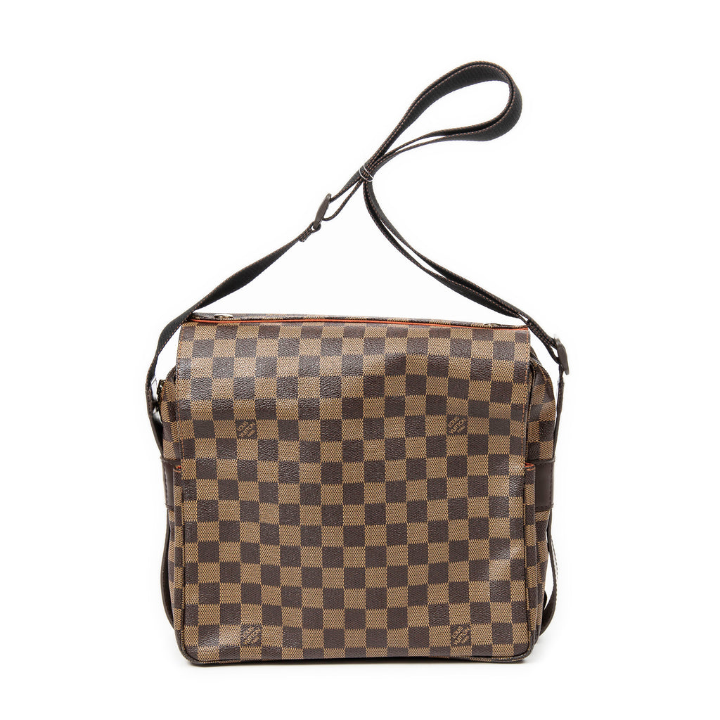 Shoulder Bag Naviglio Brown Damier Ebene