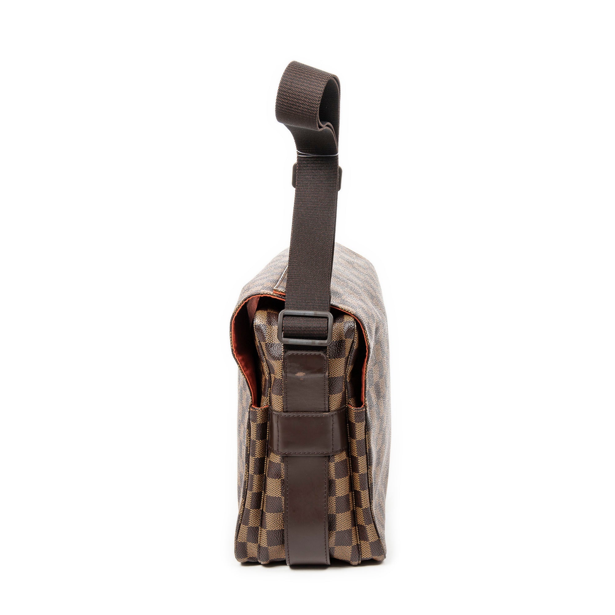 Shoulder Bag Naviglio Brown Damier Ebene