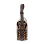 Shoulder Bag Naviglio Brown Damier Ebene