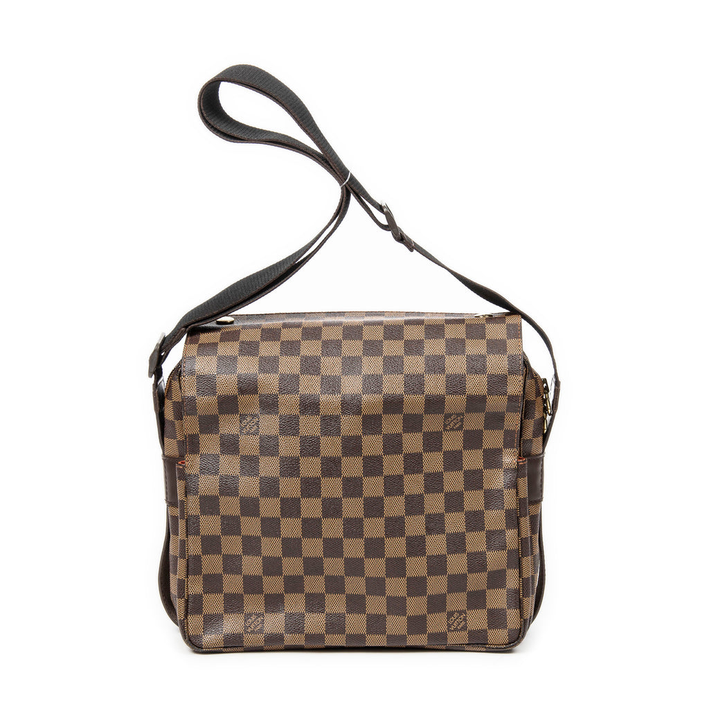 Shoulder Bag Naviglio Brown Damier Ebene