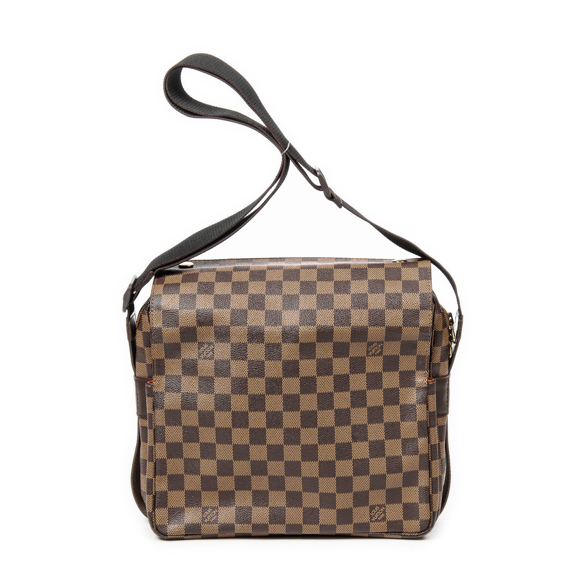Shoulder Bag Naviglio Brown Damier Ebene