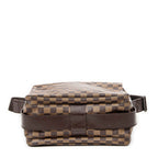 Shoulder Bag Naviglio Brown Damier Ebene