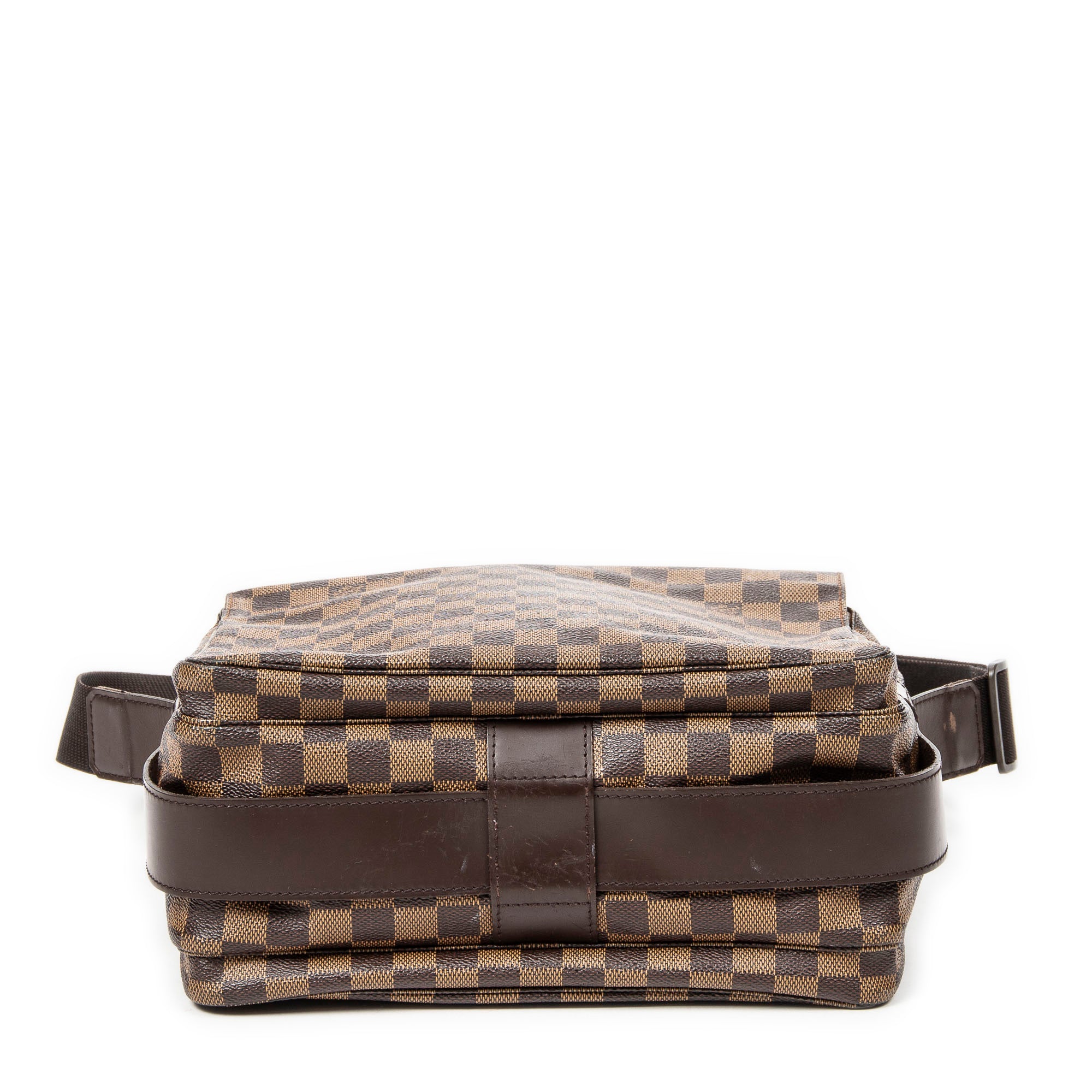 Shoulder Bag Naviglio Brown Damier Ebene
