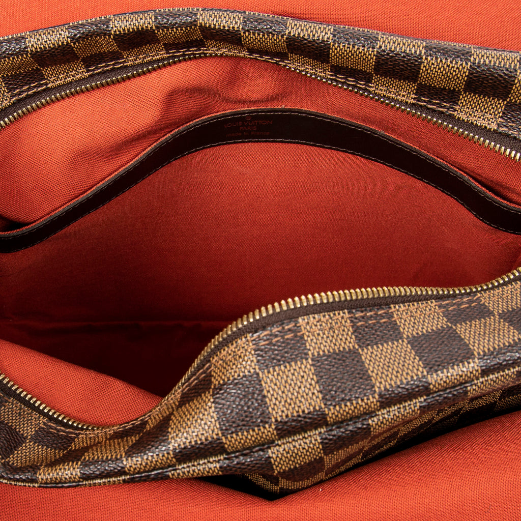 Shoulder Bag Naviglio Brown Damier Ebene