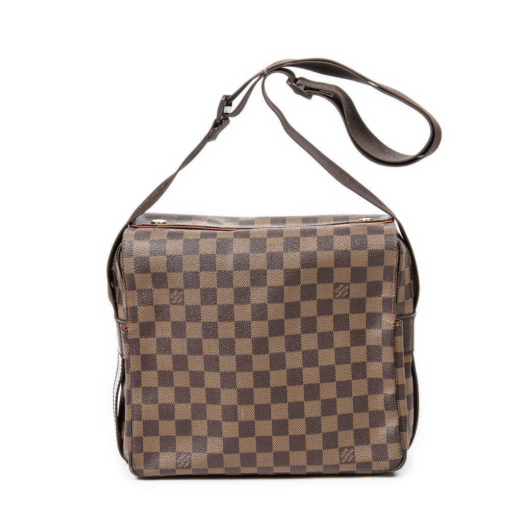 Shoulder Bag Naviglio Brown Damier Ebene