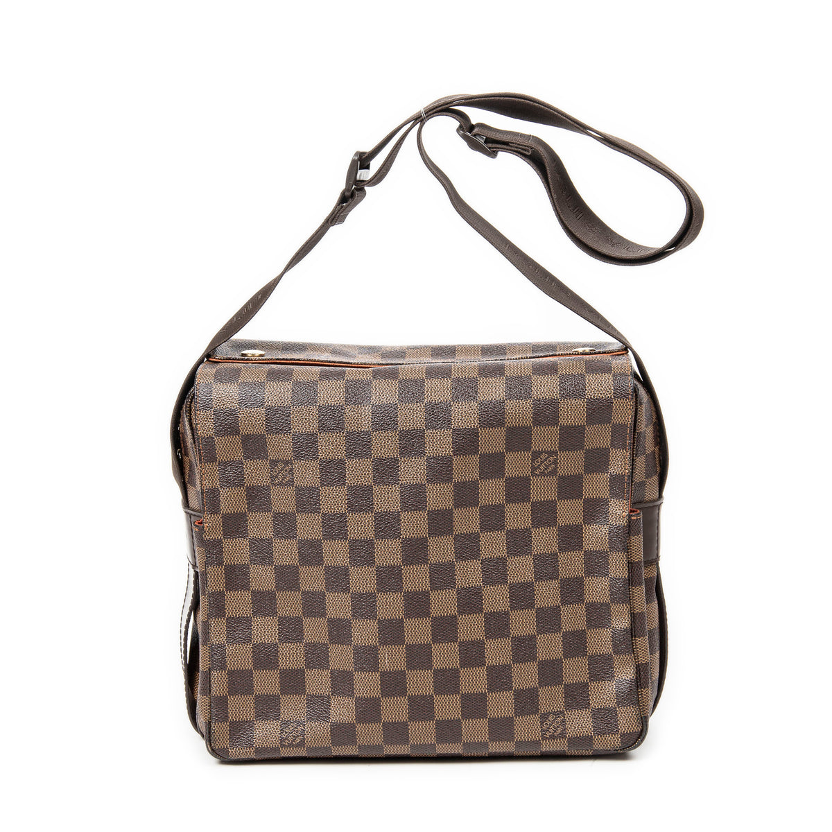 Shoulder Bag Naviglio Brown Damier Ebene
