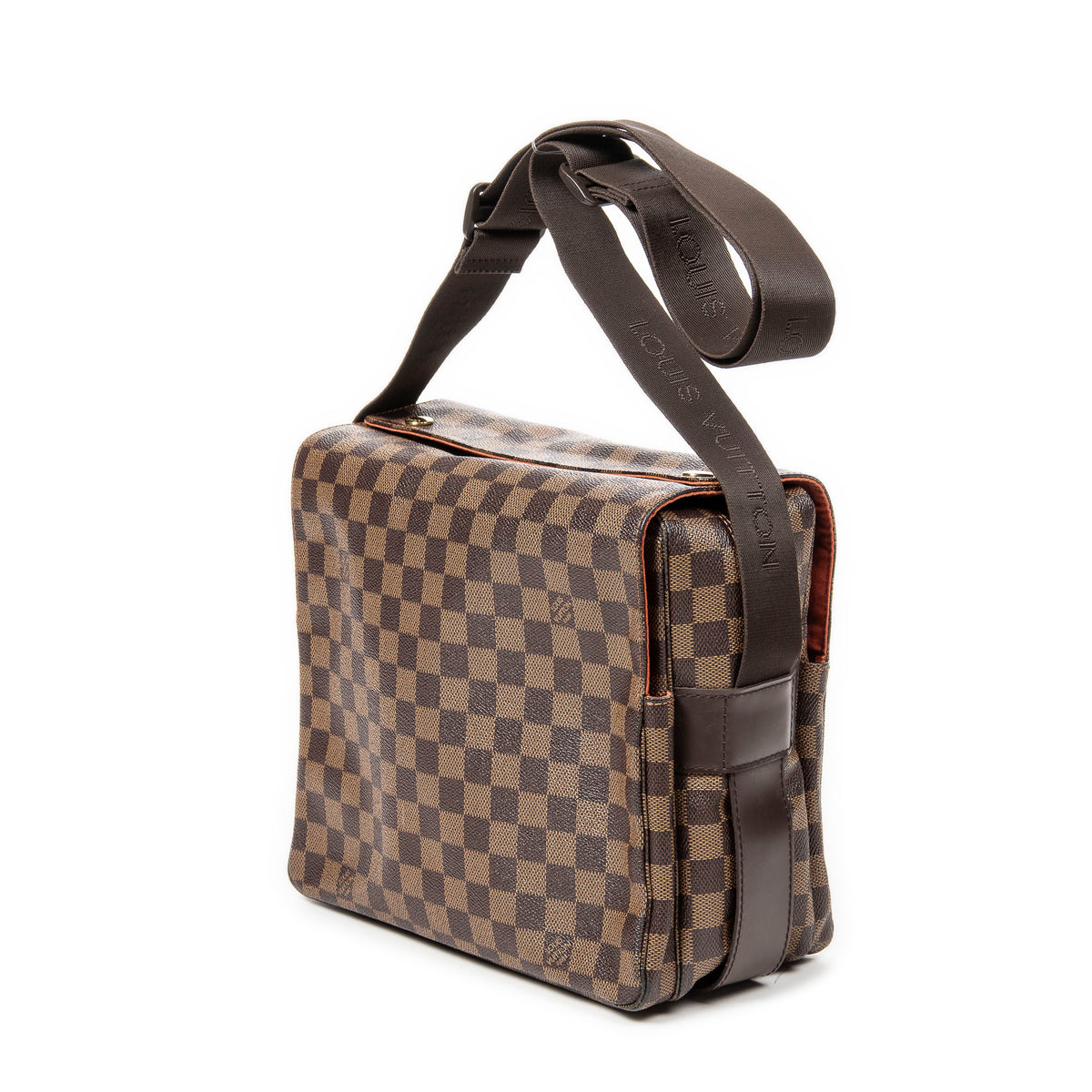 Shoulder Bag Naviglio Brown Damier Ebene
