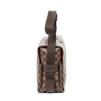 Shoulder Bag Naviglio Brown Damier Ebene