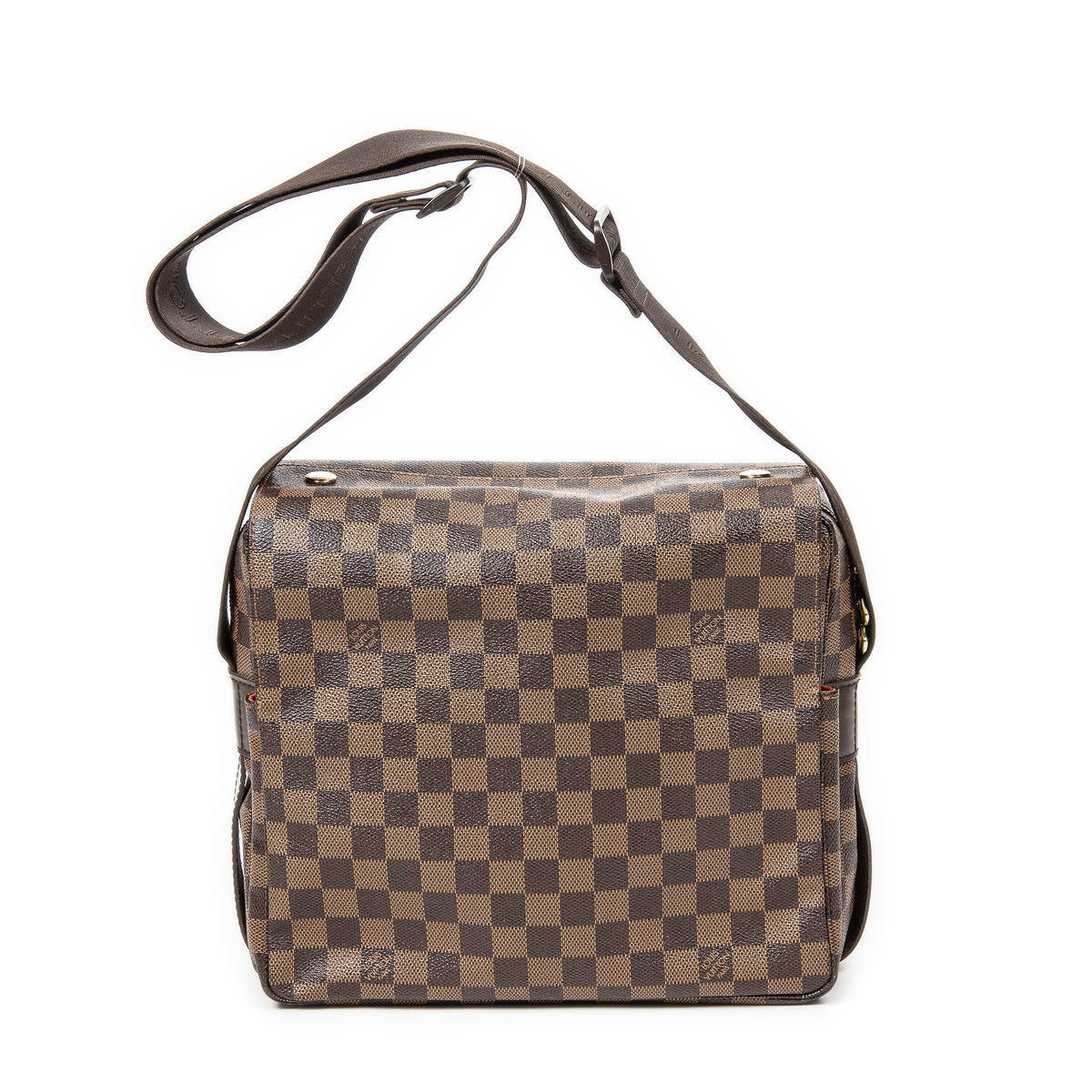 Shoulder Bag Naviglio Brown Damier Ebene
