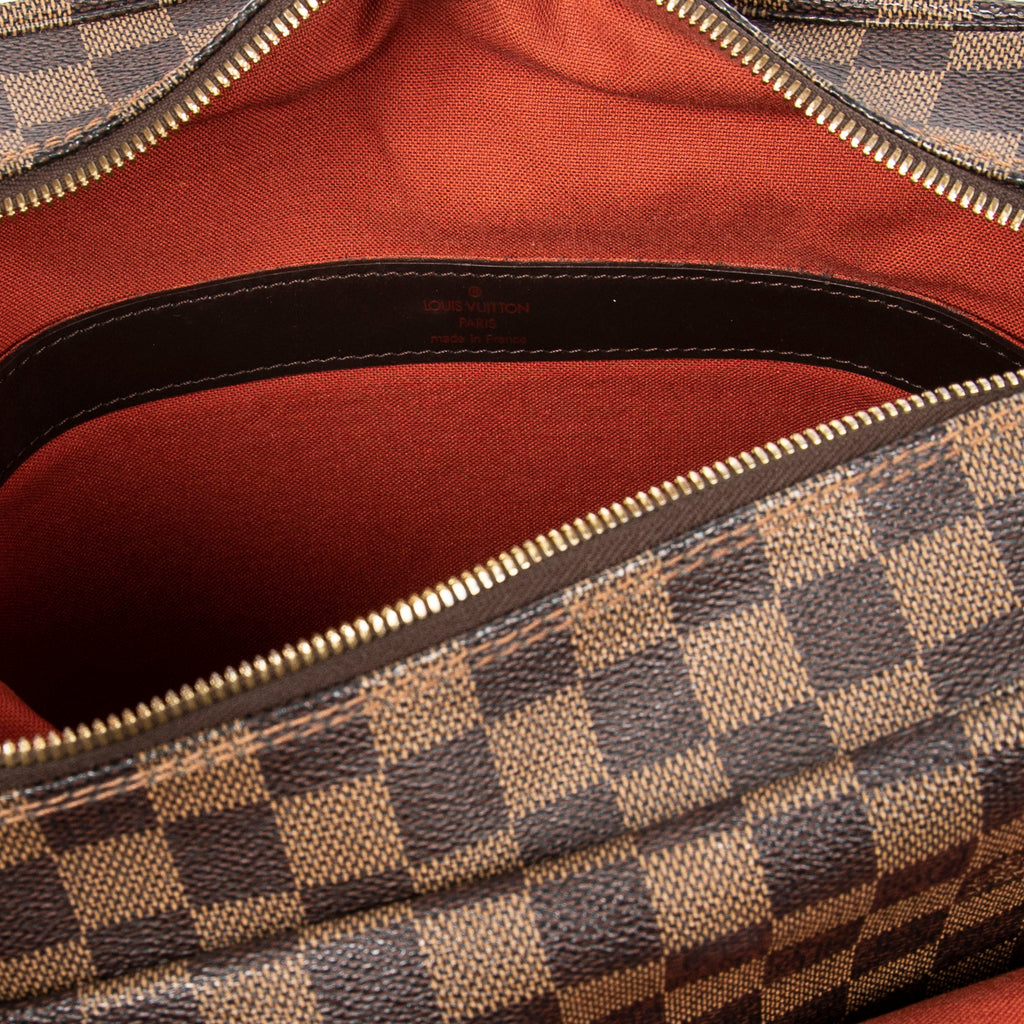 Shoulder Bag Naviglio Brown Damier Ebene