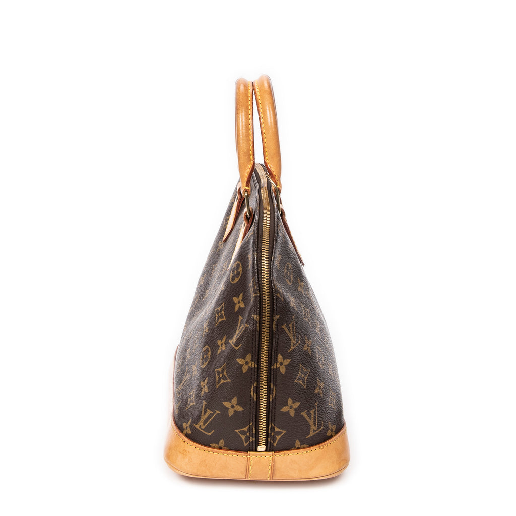 Handbag Alma PM Brown Monogram Canvas