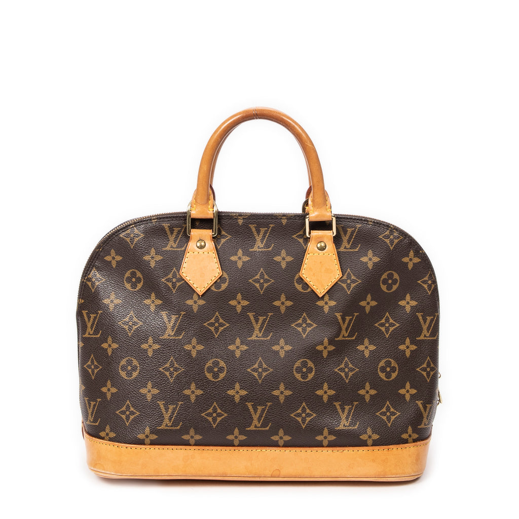 Handbag Alma PM Brown Monogram Canvas
