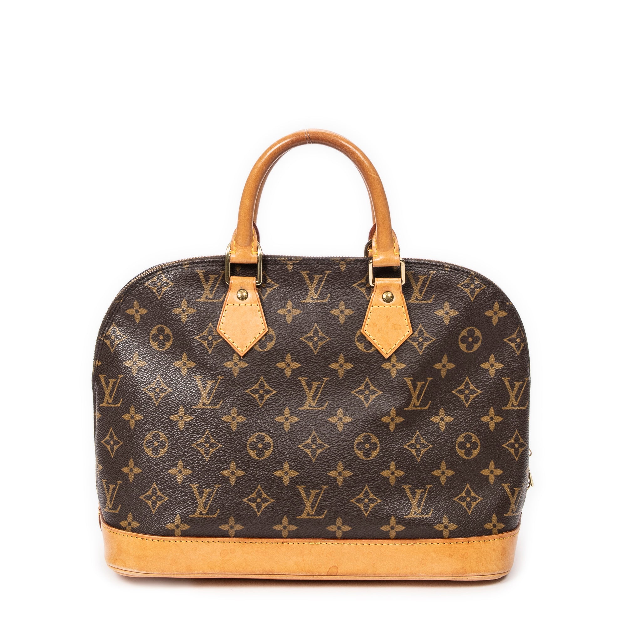 Handbag Alma PM Brown Monogram Canvas