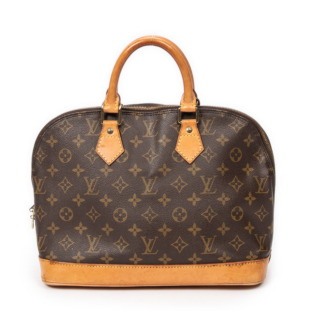 Handbag Alma PM Brown Monogram Canvas