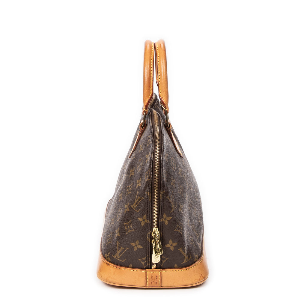 Handbag Alma PM Brown Monogram Canvas