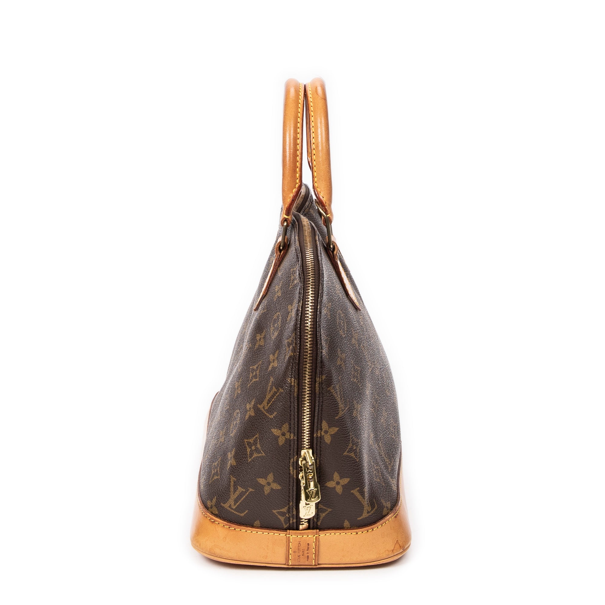 Handbag Alma PM Brown Monogram Canvas