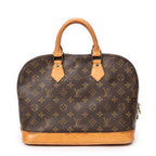 Handbag Alma PM Brown Monogram Canvas