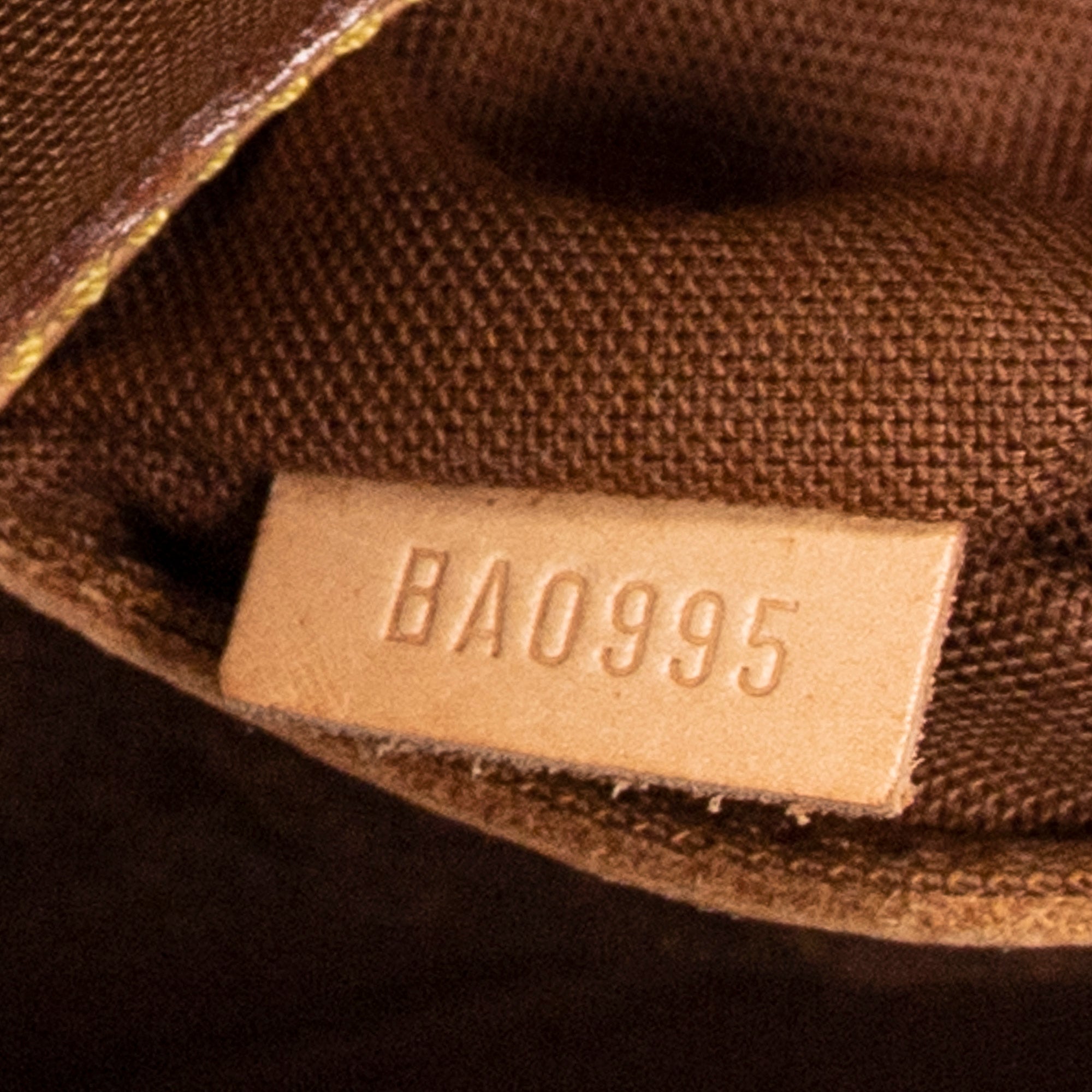 Handbag Alma PM Brown Monogram Canvas