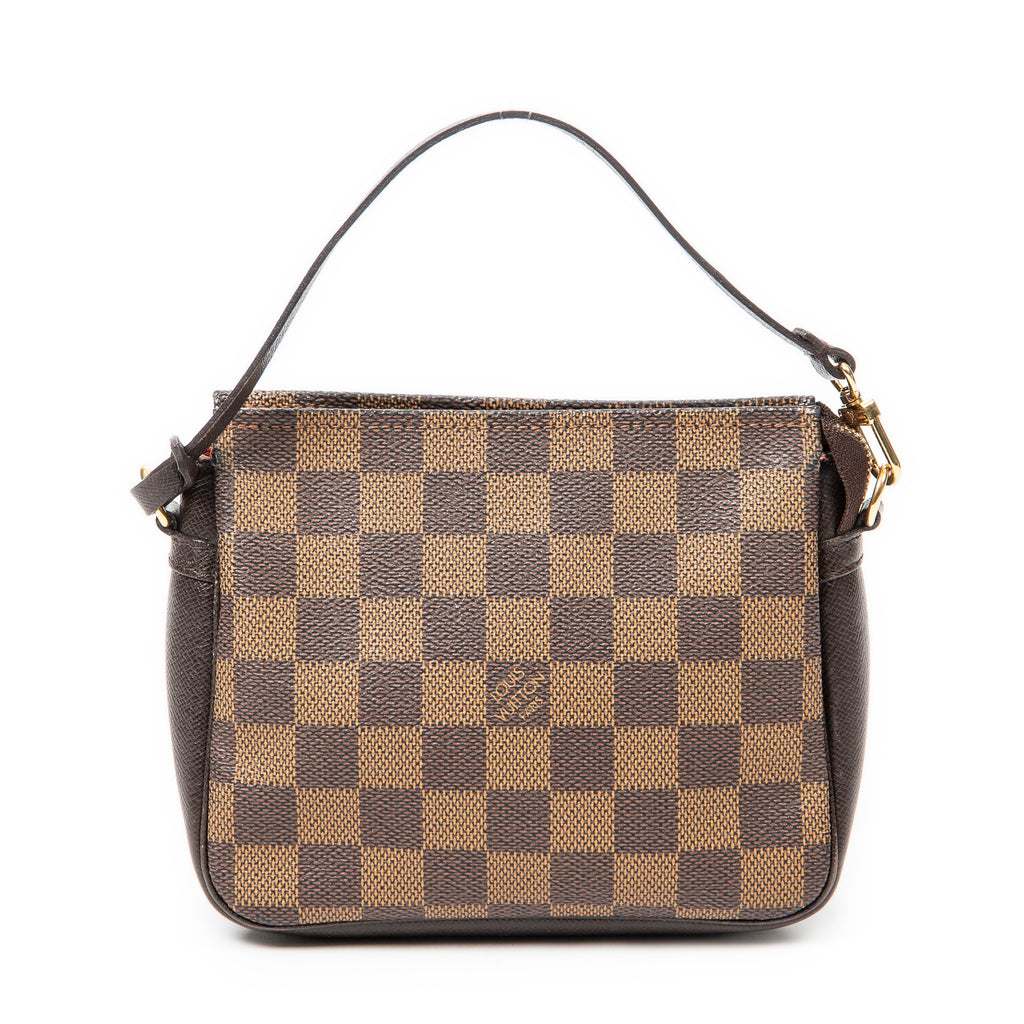 Handbag Trousse Make Up Pochette Brown Damier Ebene