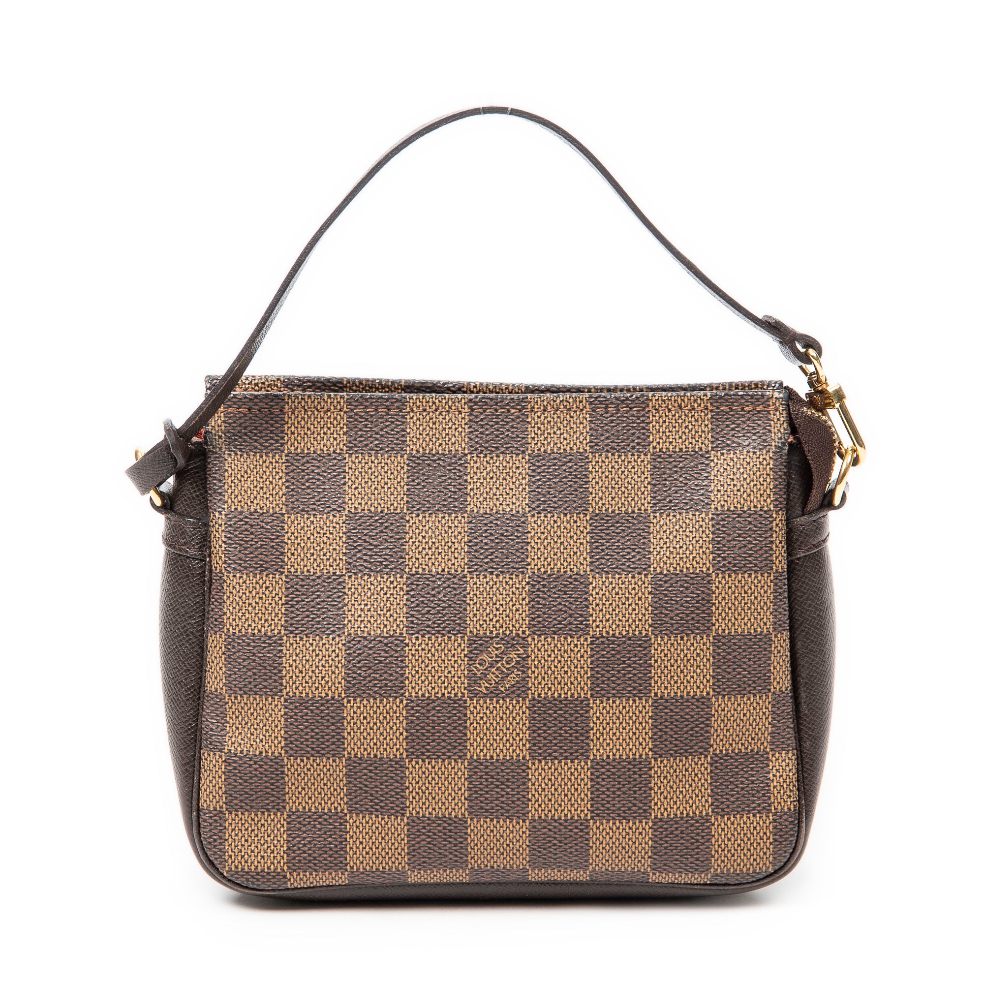 Handbag Trousse Make Up Pochette Brown Damier Ebene