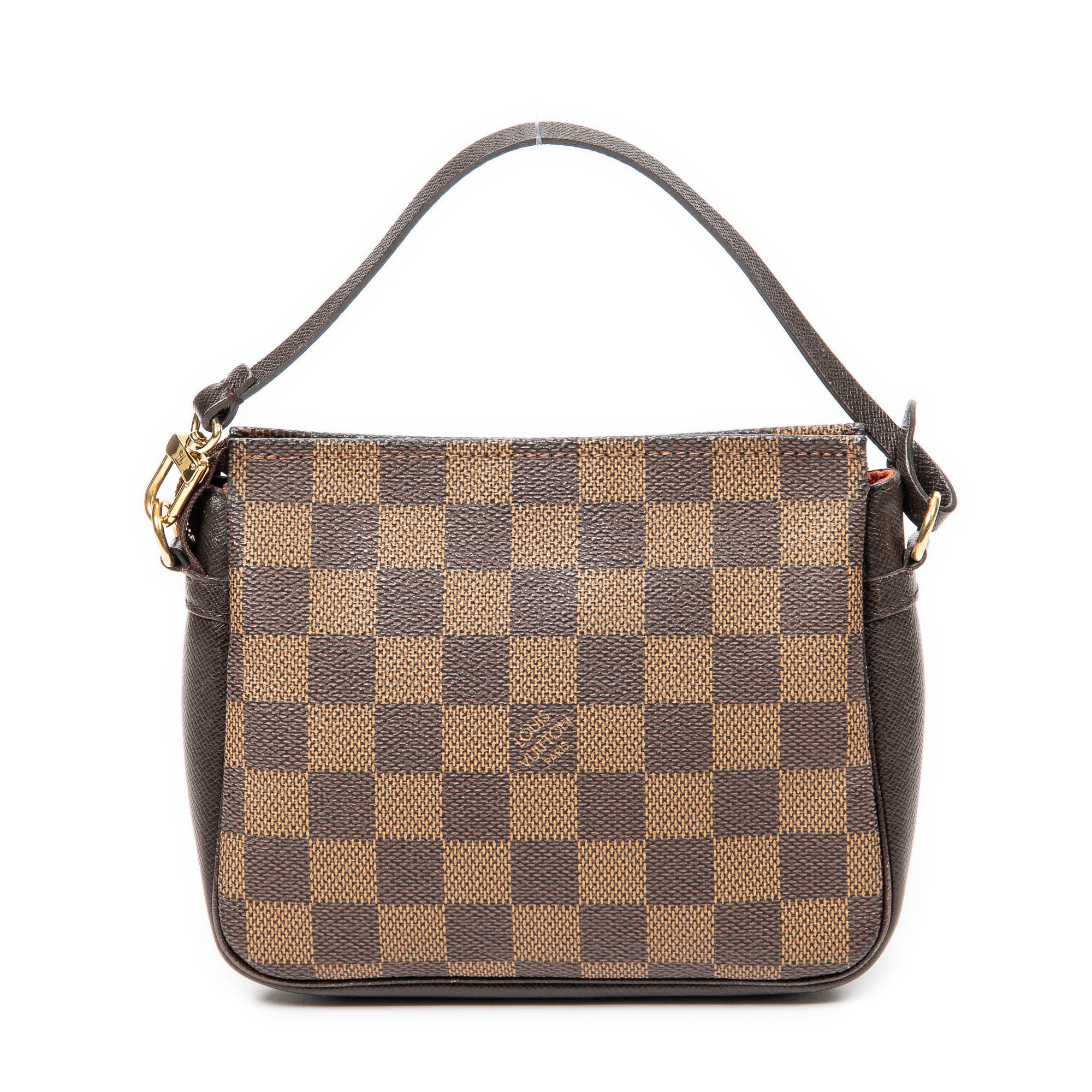 Handbag Trousse Make Up Pochette Brown Damier Ebene