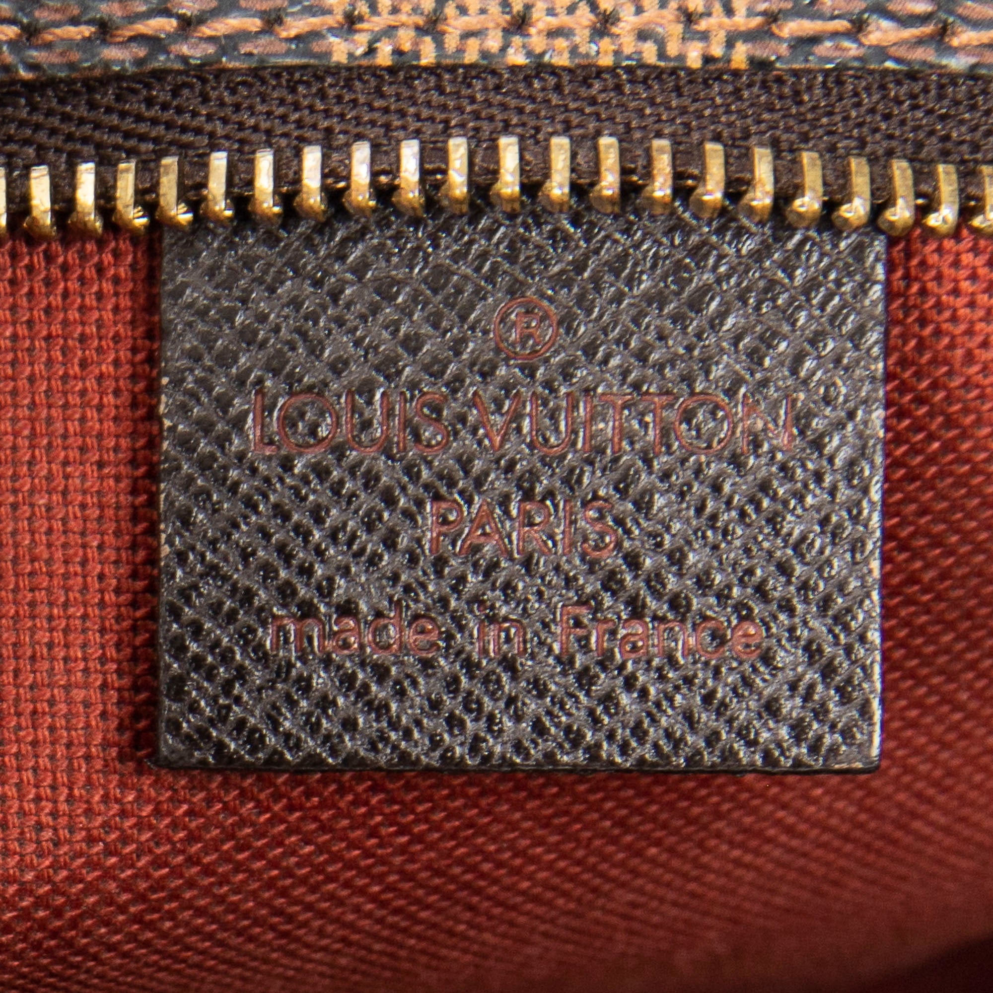 Handbag Trousse Make Up Pochette Brown Damier Ebene