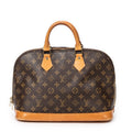 Handbag Alma PM Brown Monogram Canvas