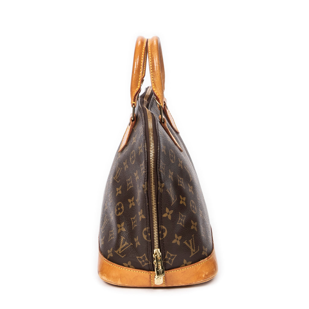 Handbag Alma PM Brown Monogram Canvas