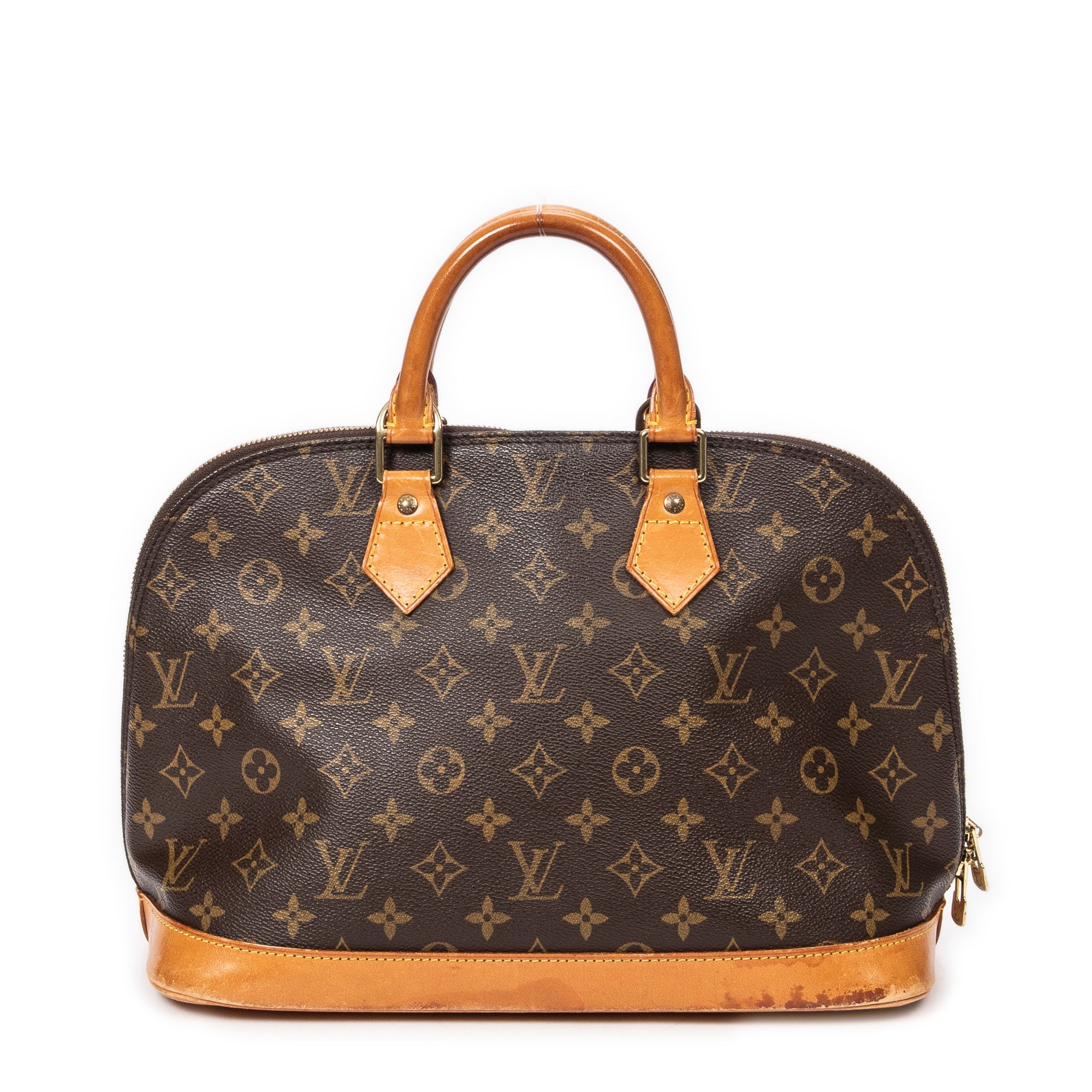 Handbag Alma PM Brown Monogram Canvas