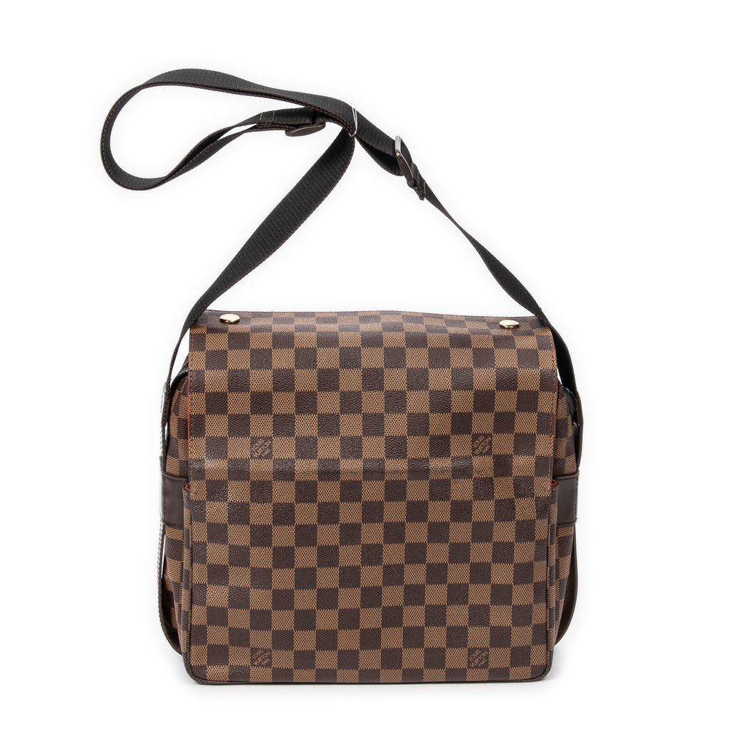 Shoulder Bag Naviglio Brown Damier Ebene