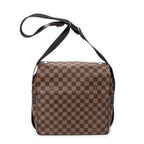 Shoulder Bag Naviglio Brown Damier Ebene