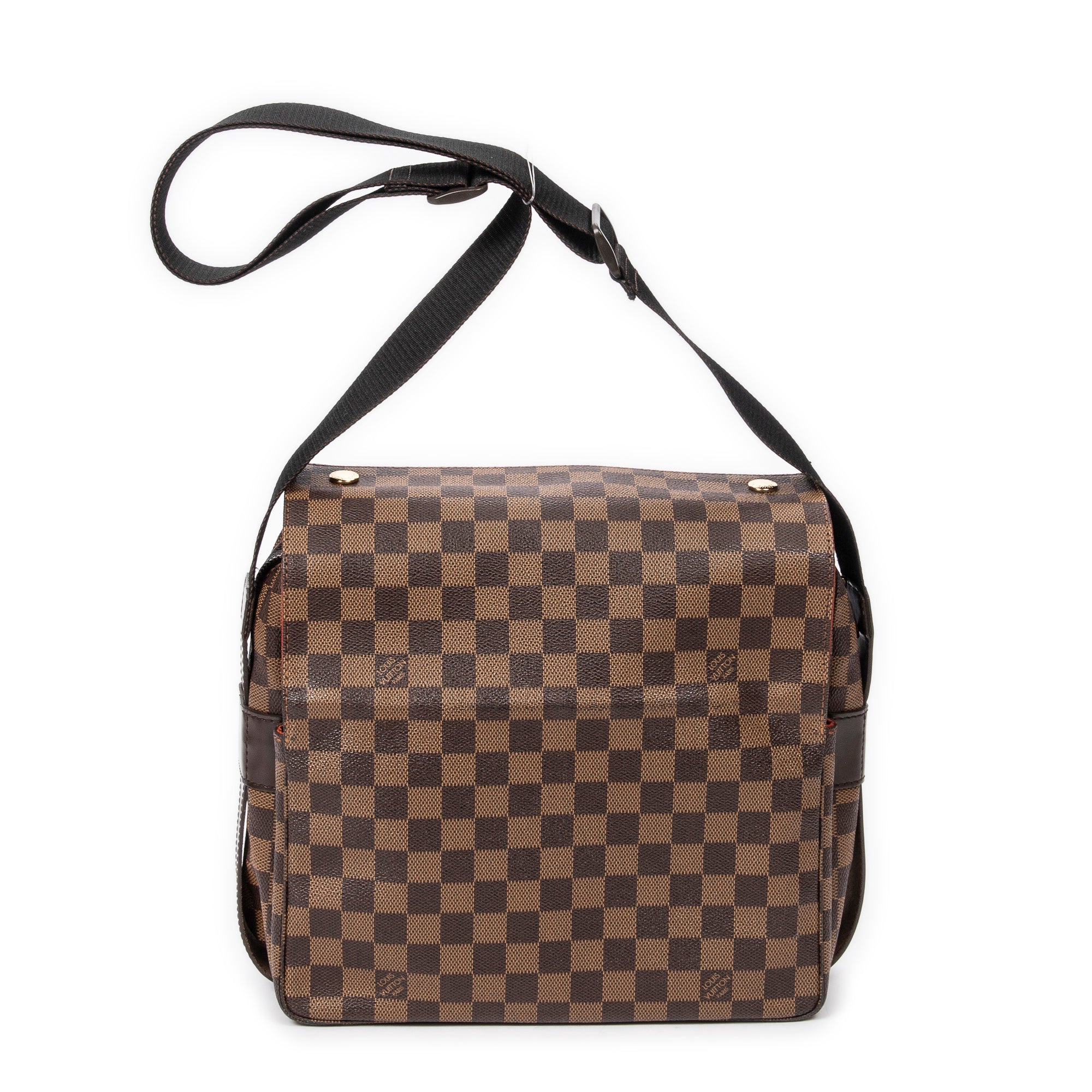 Shoulder Bag Naviglio Brown Damier Ebene