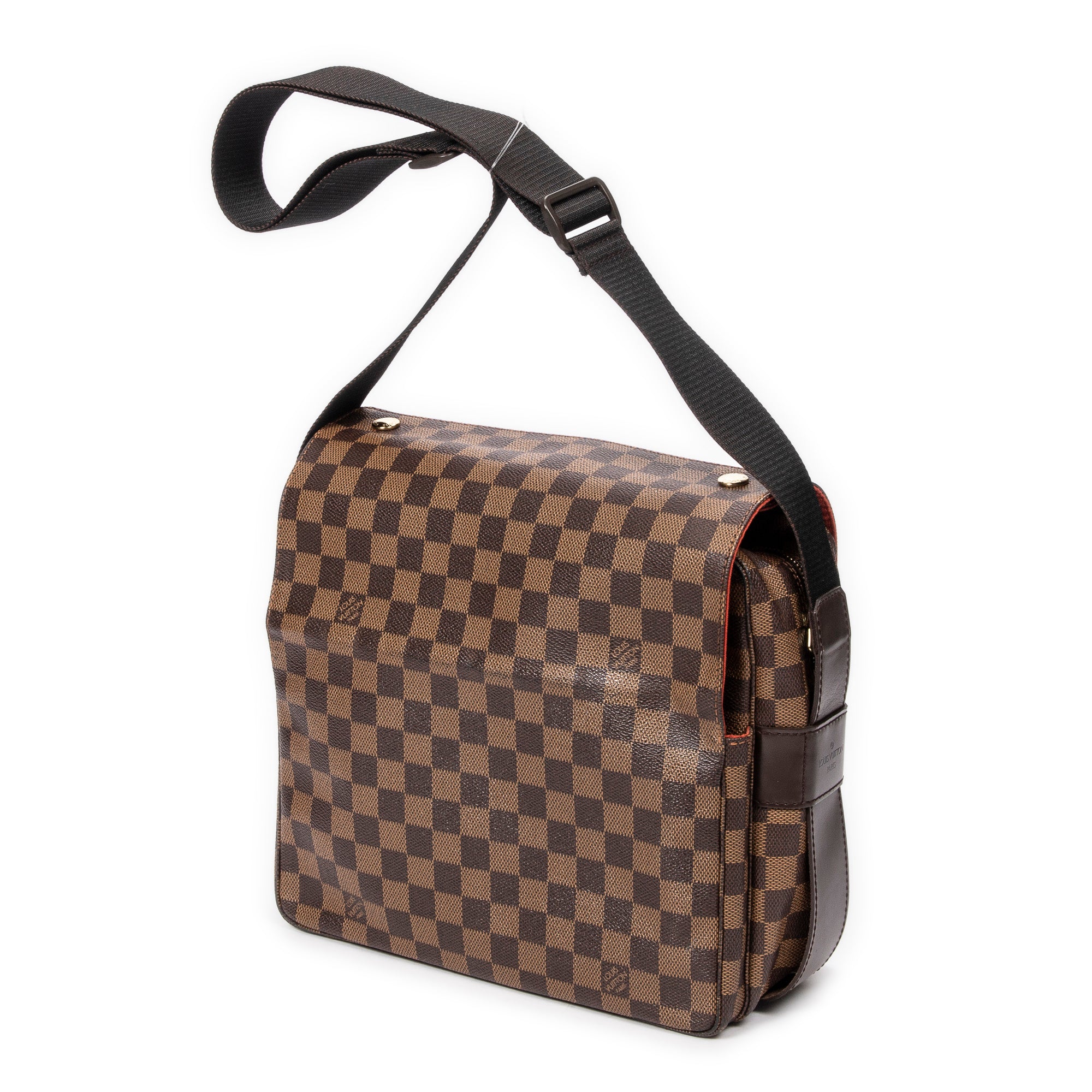 Shoulder Bag Naviglio Brown Damier Ebene