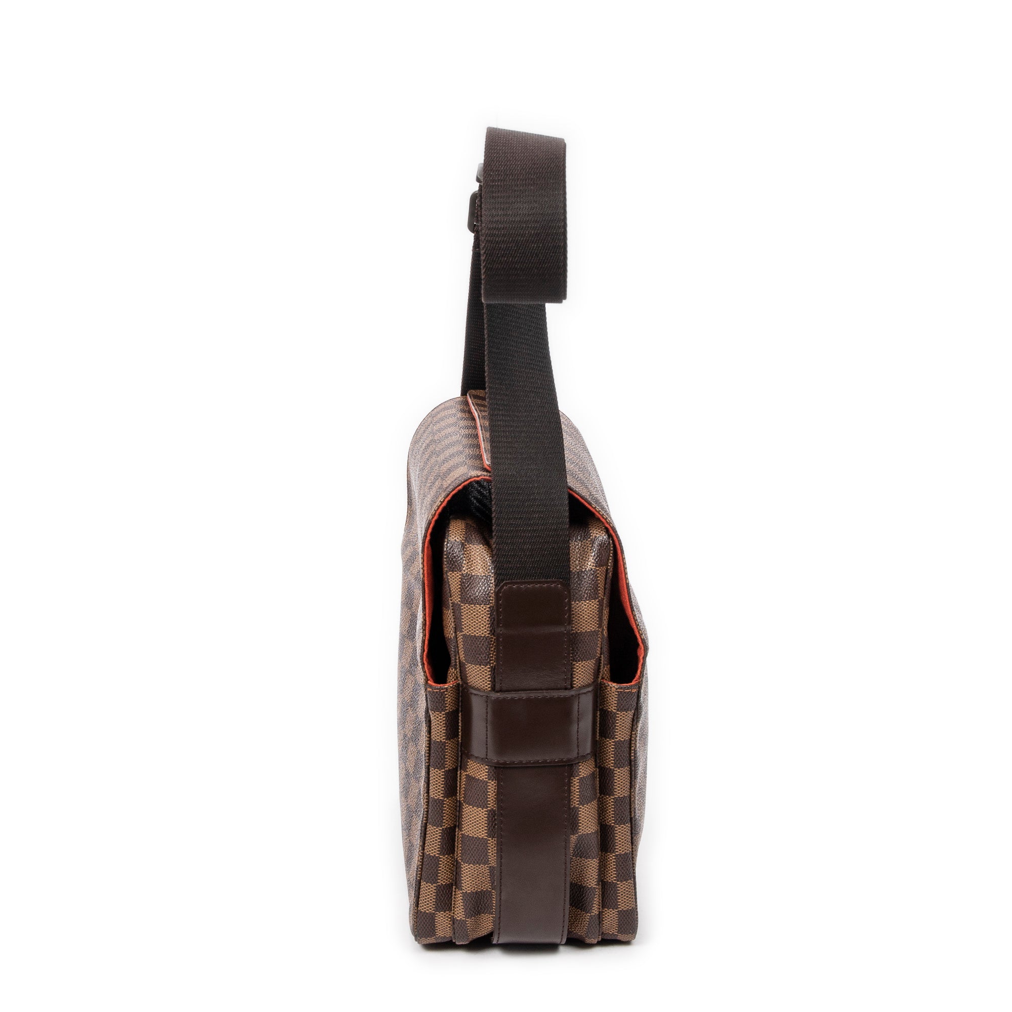 Shoulder Bag Naviglio Brown Damier Ebene