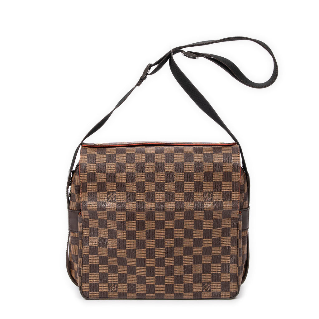 Shoulder Bag Naviglio Brown Damier Ebene