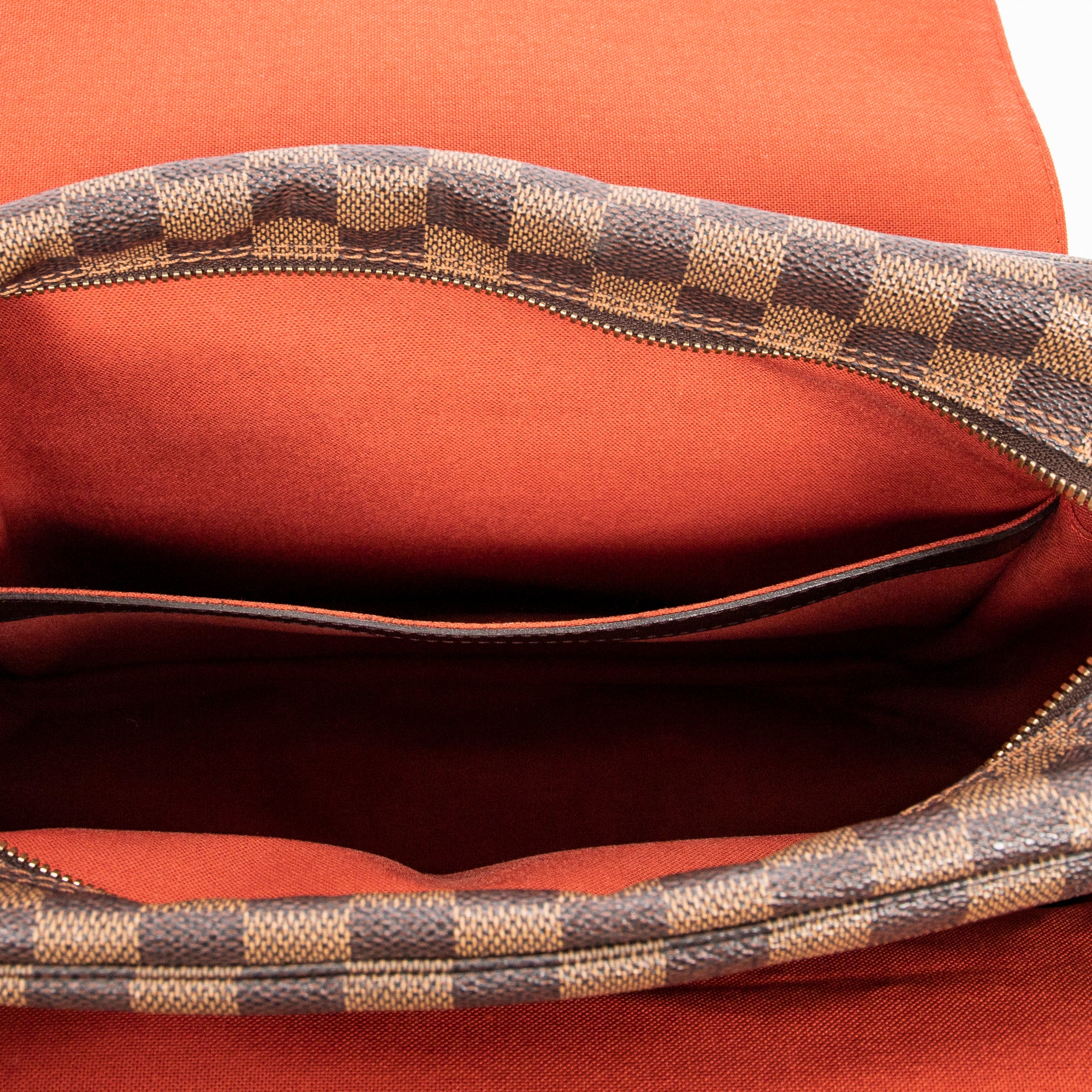 Shoulder Bag Naviglio Brown Damier Ebene