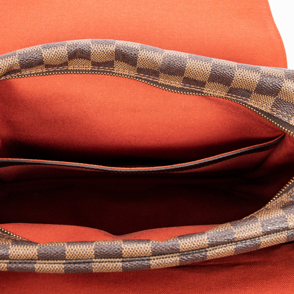 Shoulder Bag Naviglio Brown Damier Ebene