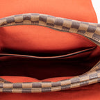 Shoulder Bag Naviglio Brown Damier Ebene