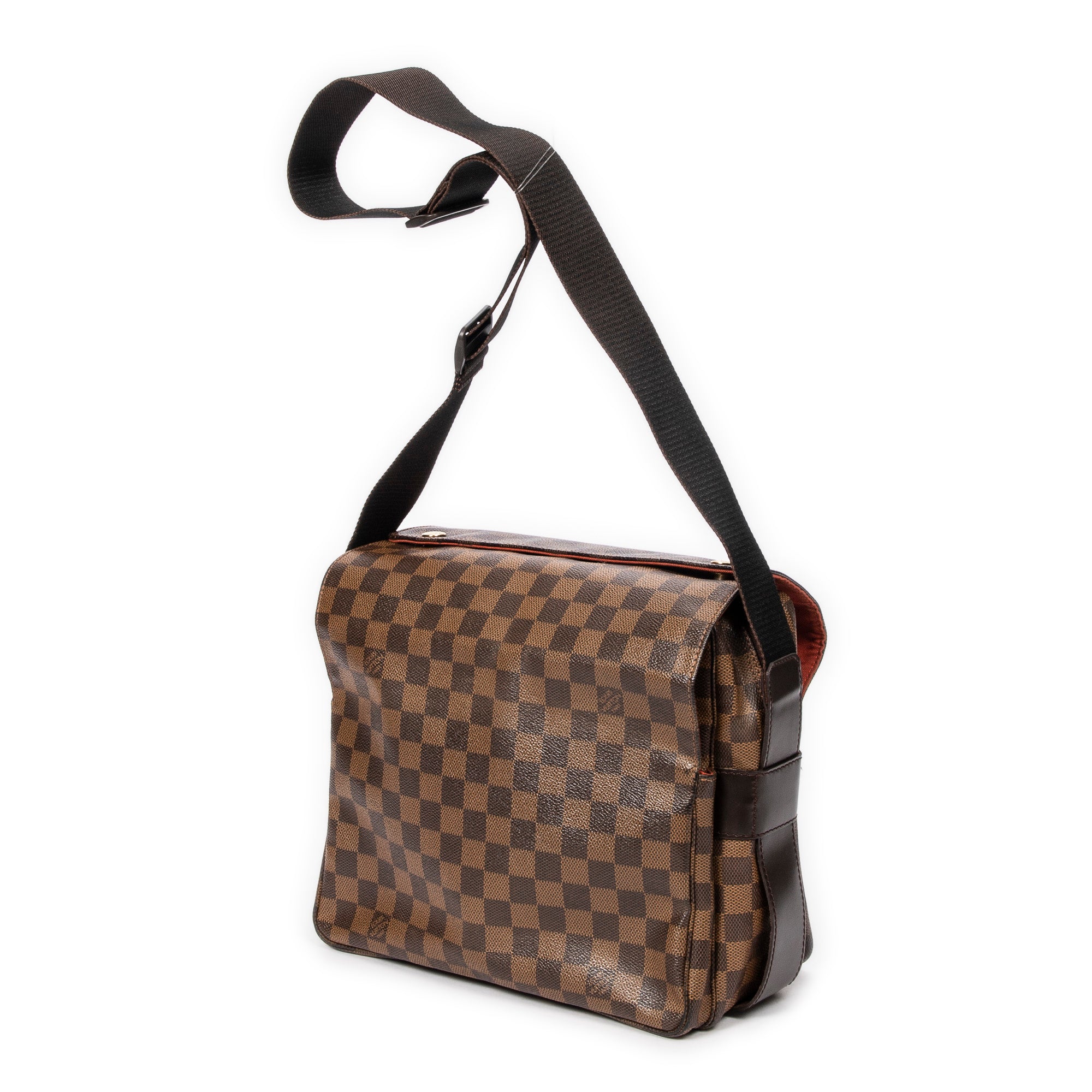 Shoulder Bag Naviglio Brown Damier Ebene